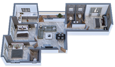 3BHK Flats